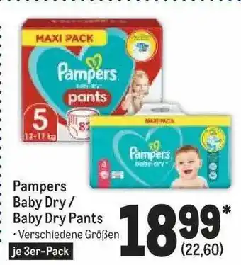 METRO Pampers Baby Dry, Baby Dry Pants Angebot