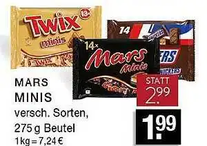 Edeka Zurheide Mars Minis 275g Beutel Angebot