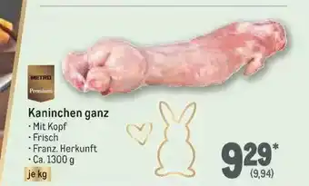 METRO Kaninchen Ganz Angebot