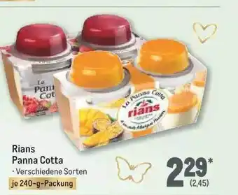 METRO Rians Panna Cotta Angebot