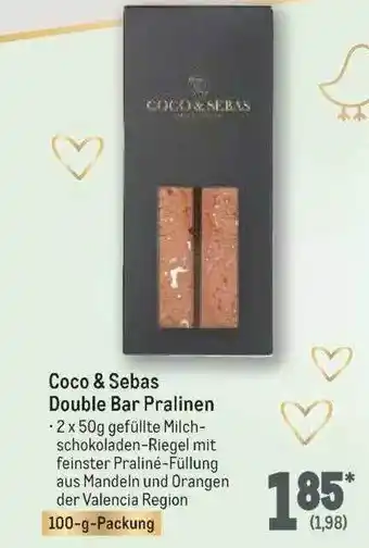 METRO Coco & Sebas Double Bar Pralinen Angebot