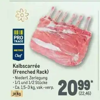 METRO Kalbscarrée Angebot