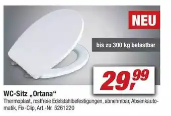 toom Baumarkt Wc Sitz Ortana Angebot