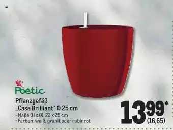 METRO Pflanzgefäß Casa Brilliant Angebot