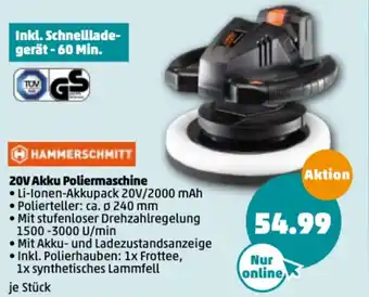 PENNY 20V Akku Poliermaschine Angebot