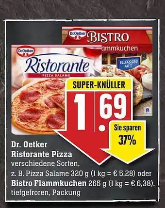 Scheck-in-Center Dr Oetker Ristorante Pizza Oder Bistro Flammkuchen Angebot