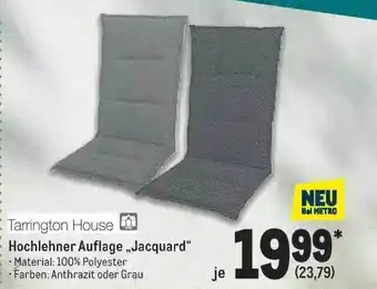 METRO Tarrington House Hochlehner Auflage „jacquard“ Angebot