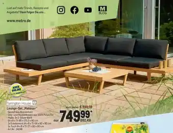 METRO Tarrington House Lounge-set „makasar“ Angebot