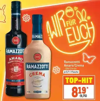 METRO Ramazzotti Amaro Oder Crema Angebot