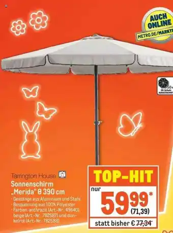 METRO Tarrington House Sonnenschirm „merida“ Angebot