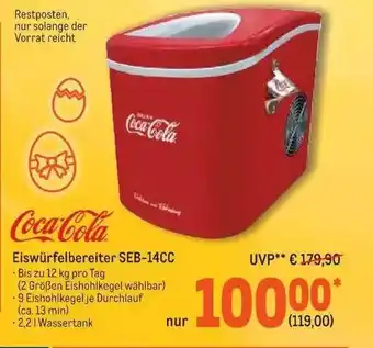 METRO Coca-cola Eiswürfelbereiter Seb-14cc Angebot