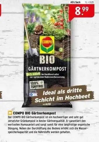 Raiffeisen Markt Gärtnerkompost Angebot