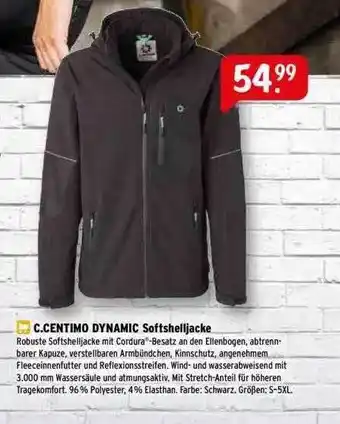 Raiffeisen Markt C.centimo Dynamic Softshelljacke Angebot