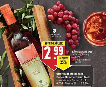 Scheck-in-Center Ortenauer Weinkeller Baden Sommertraum Wein 0,75L Angebot