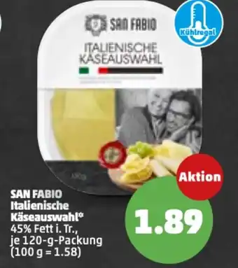 PENNY San Fabio Italienische Käseauswahl 120 g Angebot