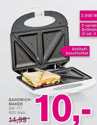 KODi Sandwich-maker Angebot