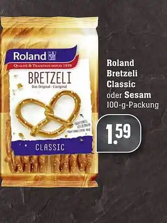 Scheck-in-Center Roland Bretzeli Classic Oder Sesam 100g Angebot