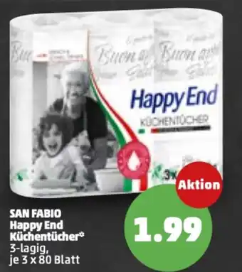 PENNY San Fabio Happy End Küchentücher Angebot
