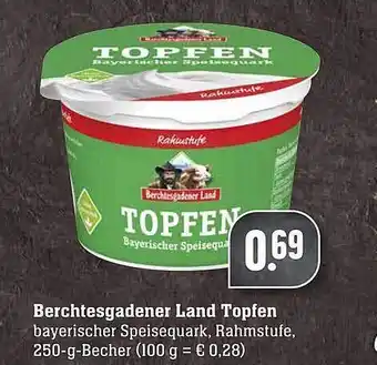 Scheck-in-Center Berchtesgadener Land Topfen 250g Becher Angebot