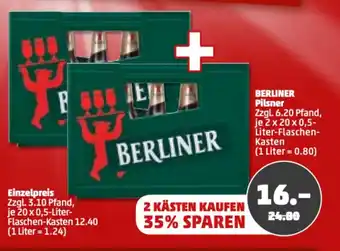PENNY Berliner Pilsner 2 x 20 x 0,5 L Angebot