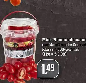 Scheck-in-Center Mini Pflaumentomaten 500g Angebot