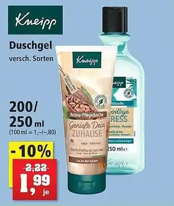 Thomas Philipps Kneipp Duschgel Angebot