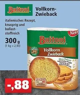 Thomas Philipps Vollkorn Zwieback Angebot