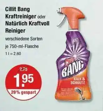 V Markt Kraftreiniger Oder Natürlich Kraftvoll Reiniger Angebot