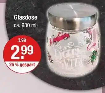 V Markt Glasdose Angebot