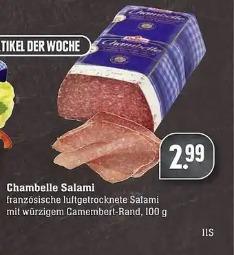 Scheck-in-Center Chambelle Salami 100g Angebot