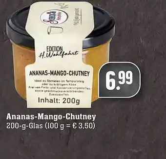 Scheck-in-Center Ananas Mango Chutney 200g Angebot