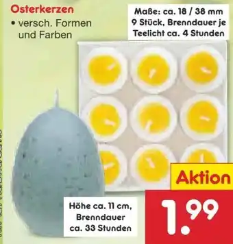 Netto Marken-Discount Osterkerzen Angebot