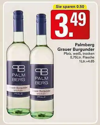 WEZ Palmberg Gauer Burgunder Angebot