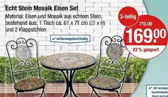 V Markt Echt Stein Mosaik Eisen Set Angebot