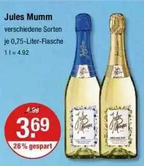 V Markt Jules Mumm Angebot