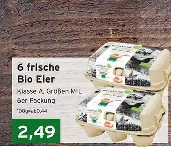 CAP Markt 6 Frische Bio Eier Angebot