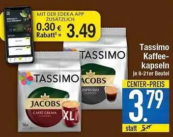 E-Center Tasssimo Kaffee Kapseln Angebot