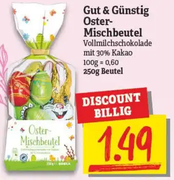 NP Discount Gut & Günstig Oster Mischbeutel 250g Beutel Angebot