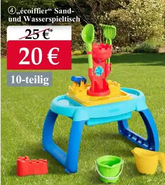 Woolworth Écoiffier Sand und Wasserspieltisch Angebot