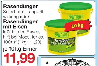 Jawoll Rasendünger oder Rasendünger mit Eisen 10kg Eimer Angebot