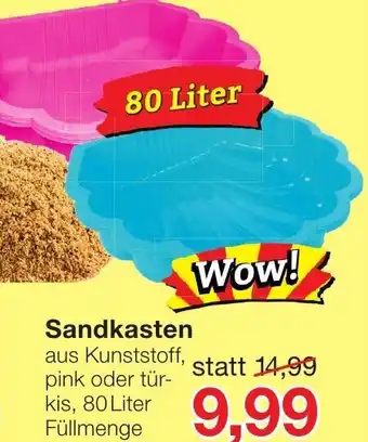 Jawoll Sandkasten 80 Liter Angebot