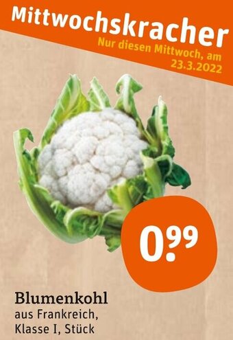 tegut Blumenkohl Angebot
