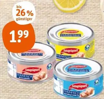 tegut Saupiquet Thunfisch Stücke 185g Dose Angebot