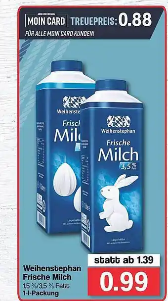 Famila Nord West Weihenstephan Frische Milch Angebot