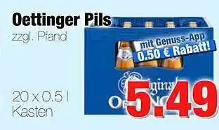 Edeka Scherer Oettinger Pils Angebot