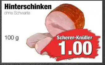 Edeka Scherer Hinterschinken Angebot