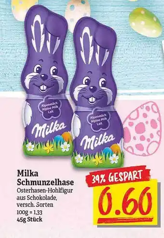 NP Discount Milka Schmunzelhase Angebot