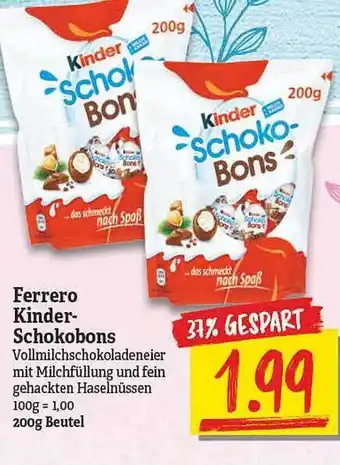 NP Discount Ferrero Kinder-schokobons Angebot