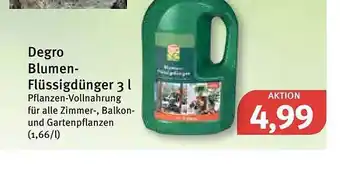 Feneberg Degro Blumen Flüssigdünger Angebot