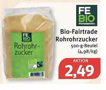 Feneberg Bio Fairtrade Rohrohzucker Angebot